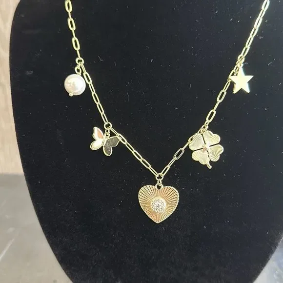 Jennifer Miller Heart Charm Necklace - Picture 5 of 7